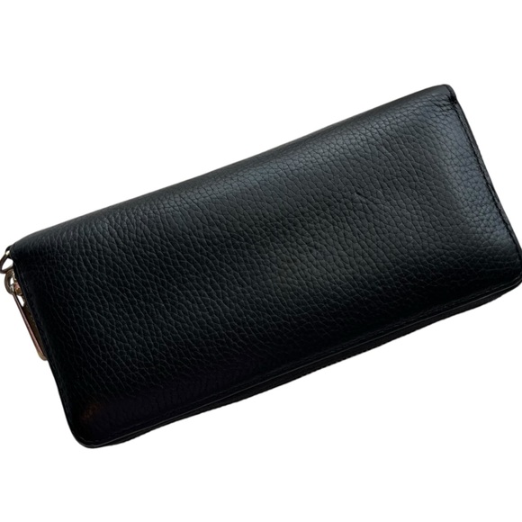 Michael Kors Jet Set Large Continental Pebble Leather Zip Wallet - Picture 3 of 12